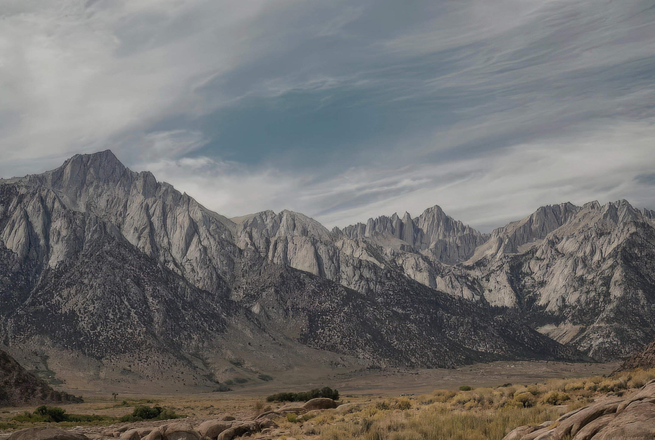 Alabama Hills Stunning rock formations of Alabama Hills, offering a surreal desert landscape in California.